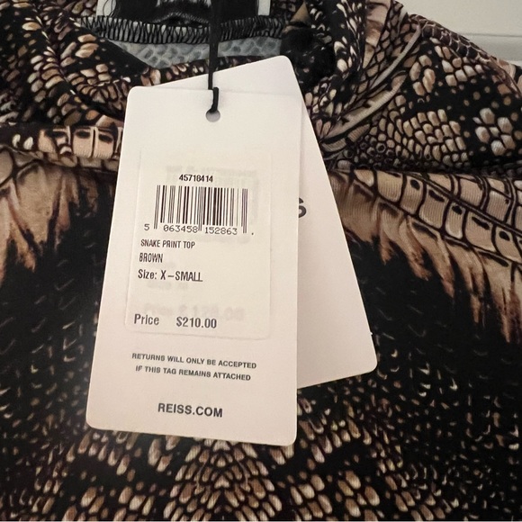 Snake Print Long Sleeve Top - Picture 6 of 6